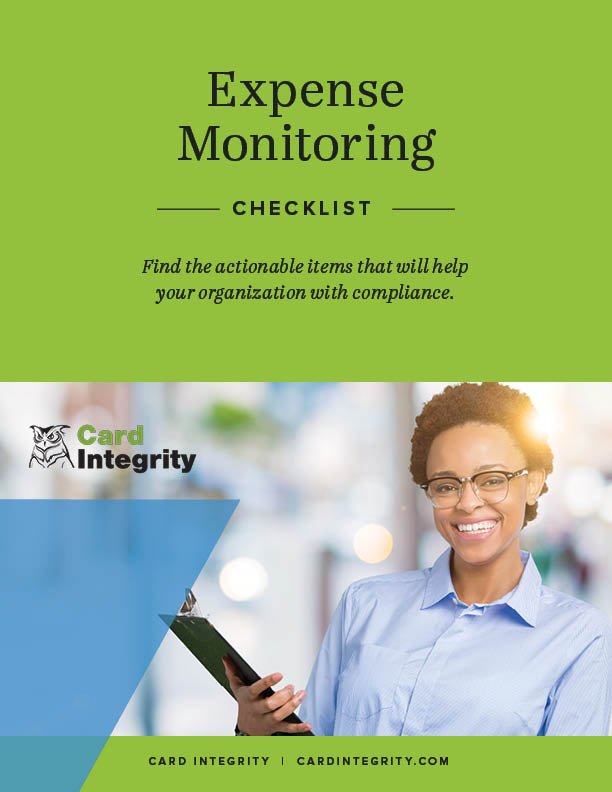 expense monitoring checklist