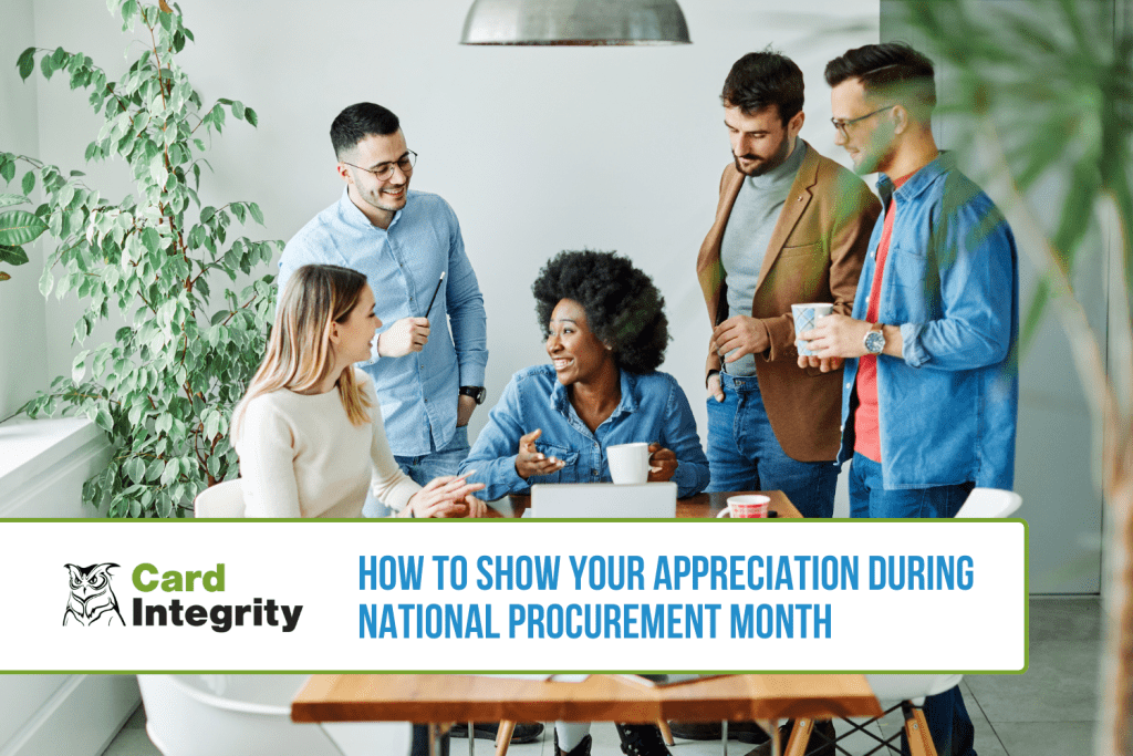 Showing appreciation among employees during National Procurement Month