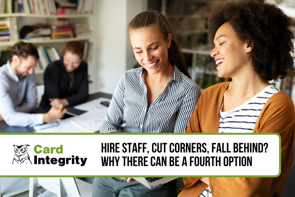 Procurement department dealing with staff shortages directly.