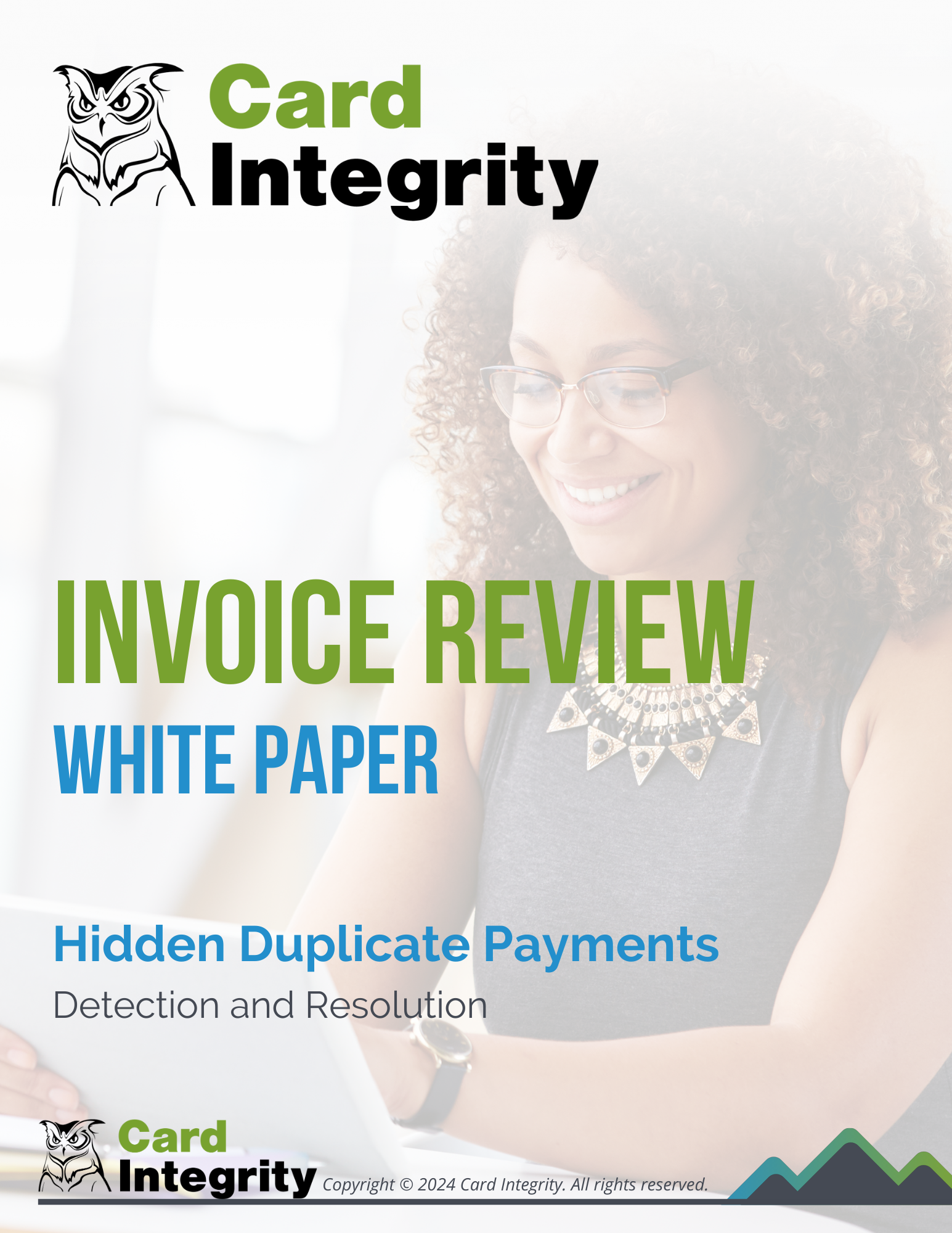 "Invoice Review" white paper front cover